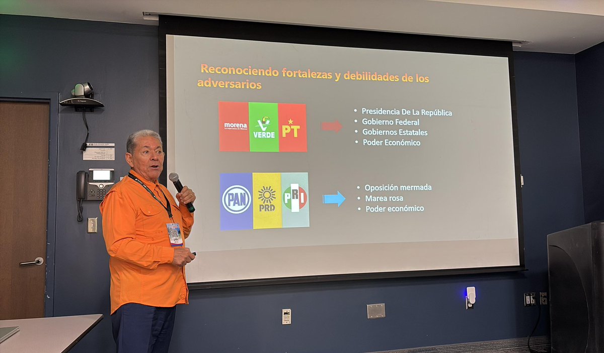 PolitologosD's tweet photo. 📌 Comenzamos con la ponencia de @FerGarciaCuevas, quien nos presenta: "Conquistando corazones y mentes entre la posverdad y desconfianza social" en la #CumbreMiami 🇺🇸 https://t.co/J30NjawKbM