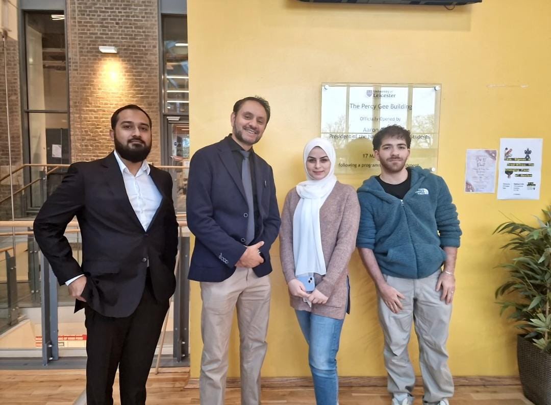 An incredible success story. I recently met two Gazan students at University of Leicester who earned scholarships to study here. It was a worry they would not make it to start their scholarships. Me and my team worked with the students, the university Sanctuary Seekers team and