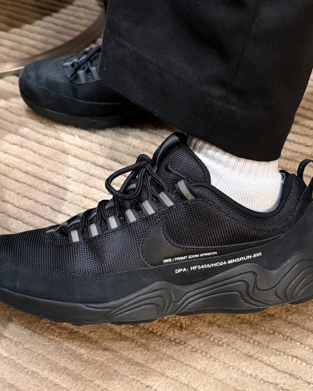 Fragment Nike Air Zoom Spiridon SP Black スニーカー 