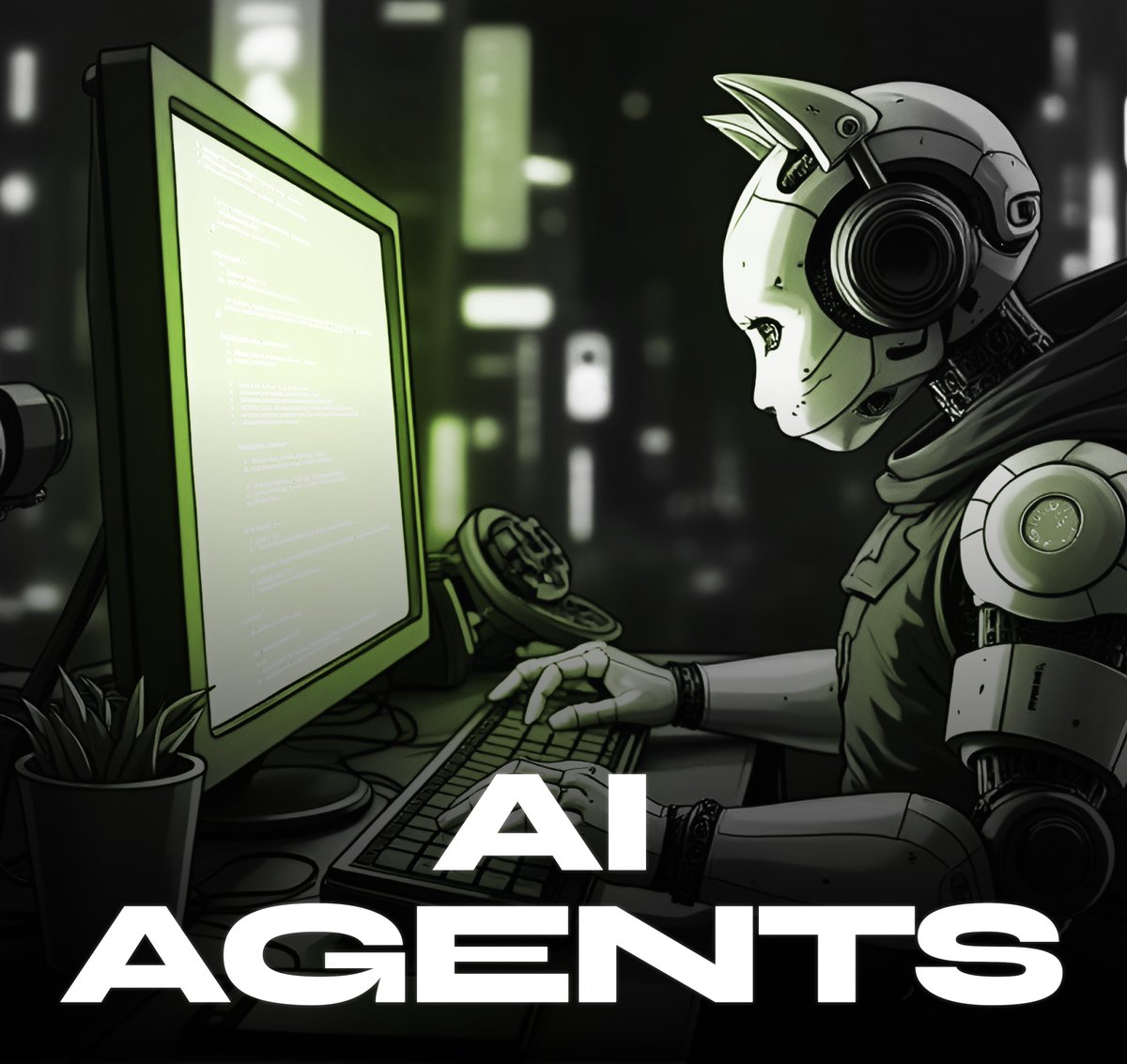 What are AI Agents on Solana? 

A history, breakdown and why you should care. Even if you're not a dev👇🧵