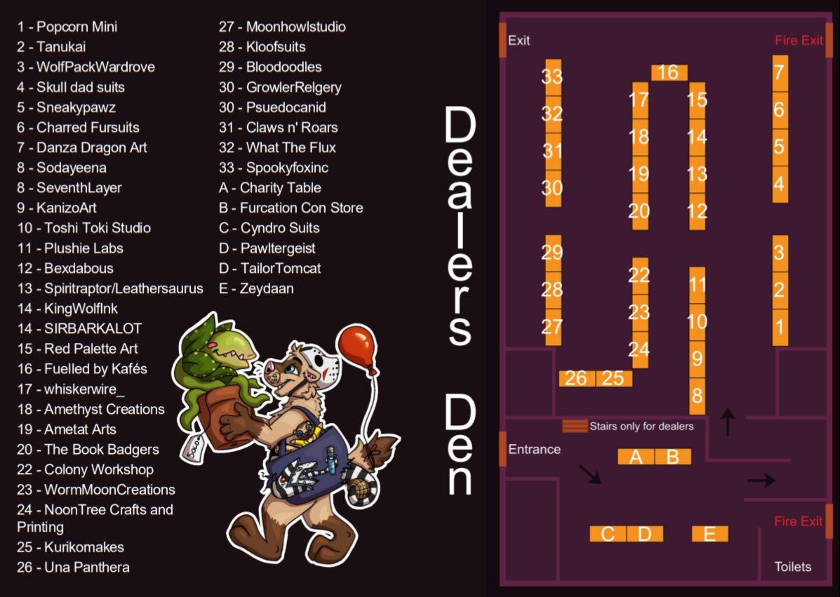 Dealers Den update!

We are happy to announce that all dealers will be able to enter the den from 8:30am after setup is done by our wonderful staff! Attendees will be able to enter from 10am after patiently waiting to see all the treasures within!