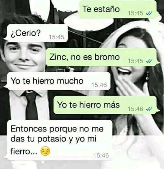 Platinado69's tweet image. #Cosas de químicos