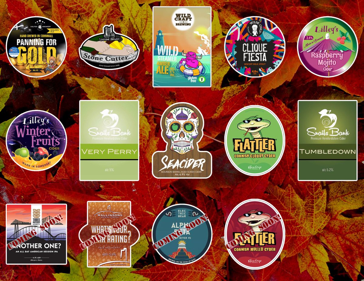 Kegandcomfort_micropub (@kmicropub) on Twitter photo On the bar today!
Beer Board: goo.gl/BCjKCK
<a href="/KeltekBrewery/">Keltek Brewery</a> <a href="/lymestonebrewer/">Ian Bradford</a> <a href="/wildcraftbrews/">Wildcraft Mike</a> <a href="/WildeChildBeer/">WildeChildBrewingCo.</a> <a href="/lilleyscider/">Lilley's Cider</a> <a href="/Snailsbankcider/">Snailsbank Cider</a> <a href="/SeaCiderSussex/">SeaCider</a> <a href="/HealeysCyder/">Healeys Cyder 〓〓</a>
#RealAleFinder On the bar today!
Beer Board: goo.gl/BCjKCK
<a href="/KeltekBrewery/">Keltek Brewery</a> <a href="/lymestonebrewer/">Ian Bradford</a> <a href="/wildcraftbrews/">Wildcraft Mike</a> <a href="/WildeChildBeer/">WildeChildBrewingCo.</a> <a href="/lilleyscider/">Lilley's Cider</a> <a href="/Snailsbankcider/">Snailsbank Cider</a> <a href="/SeaCiderSussex/">SeaCider</a> <a href="/HealeysCyder/">Healeys Cyder 〓〓</a>
#RealAleFinder