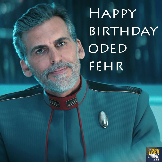 TrekMovie's tweet photo. Wishing a very happy birthday to Oded Fehr, who played Admiral Charles Vance, commander in chief of Starfleet, on #StarTrekDiscovery and will be reprising the role on the new Starfleet Academy show.
#StarTrek https://t.co/ox15qt4uvR