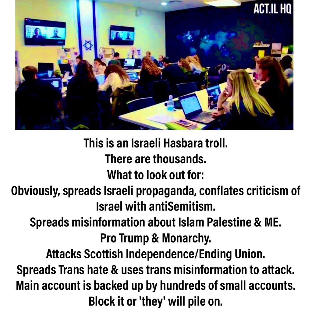 HighwaySqueak's tweet image. Don’t listen to ‘John’.
‘John’ is a pro-Israel establishment shill.
He is either a real person running hundreds of accounts, a bot or one of the new AI accounts.
His account doesn’t look complex enough to be AI, most likely sweaty, ex-IDF call centre tragedy with PTSD.
#BlockIt