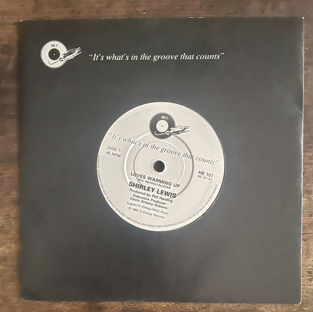 Poplifer73's tweet image. Vinyl Saturday!
Shirley Lewis “Love’s Warming Up” produced by Phil Harding.
1983 Hi~Energy Records.
@Shirley__Goss @phardingmusic 
#ShirleyLewis #PhilHarding #HiEnergyRecords #80sDisco #Vinyl #VinylFinds #SevenInchSingle