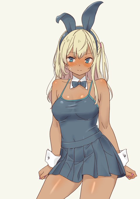 #バニーガール貼って元気づけてください 