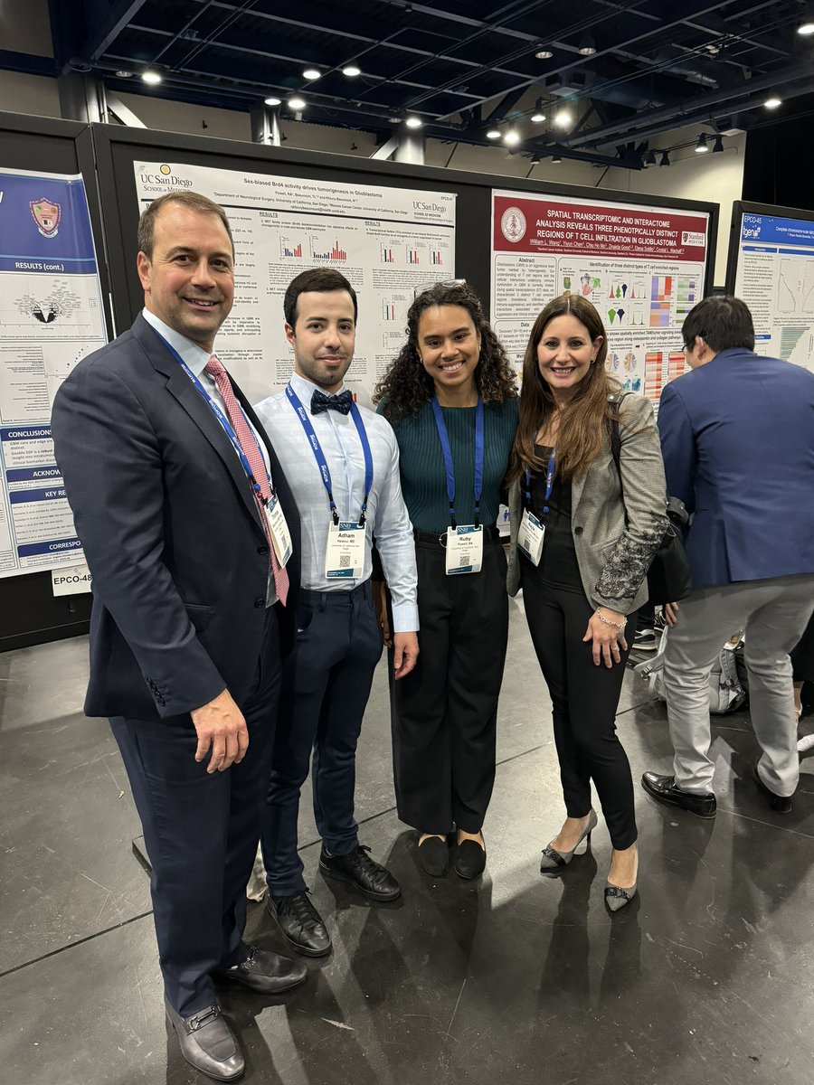 Thomas Beaumont, MD, PhD, FAANS (@tbeaumont) on Twitter photo Great poster session <a href="/NeuroOnc/">SNO</a> 2024 with our postdoc <a href="/Adhamhalaoui1/">Adham Halaoui, MD</a> and prior student Ruby Powell (now <a href="/bcmhouston/">BCMHouston</a> MD/PhD). Delighted to see so much wonderful work. #SNO2024 #Neurosurgery <a href="/UCSDNeuroSurg/">UC San Diego Neurological Surgery</a> Great poster session <a href="/NeuroOnc/">SNO</a> 2024 with our postdoc <a href="/Adhamhalaoui1/">Adham Halaoui, MD</a> and prior student Ruby Powell (now <a href="/bcmhouston/">BCMHouston</a> MD/PhD). Delighted to see so much wonderful work. #SNO2024 #Neurosurgery <a href="/UCSDNeuroSurg/">UC San Diego Neurological Surgery</a>