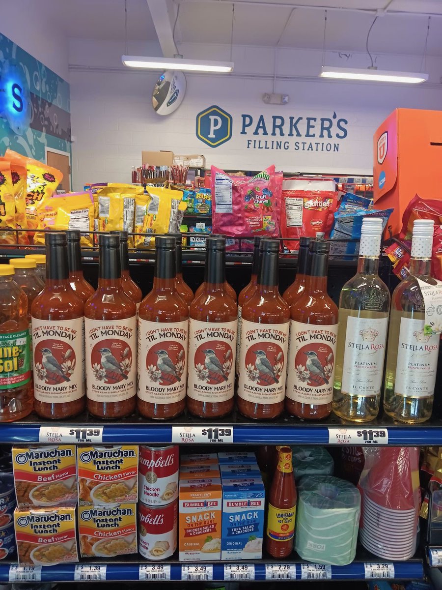 I Don’t Have To Be Me ‘Til Monday (@idhtbmtm) on Twitter photo First official game day for <a href="/steveazar/">Steve Azar</a> signature Bloody Mary mix at Parker’s Filling Station in the Mississippi Delta! Thx for coming aboard… @mitchelldistributing First official game day for <a href="/steveazar/">Steve Azar</a> signature Bloody Mary mix at Parker’s Filling Station in the Mississippi Delta! Thx for coming aboard… @mitchelldistributing