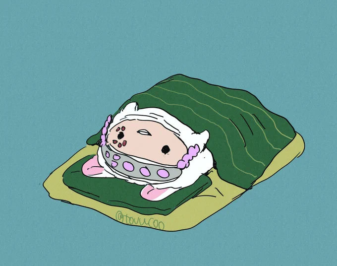 よわそう、寝るよ 