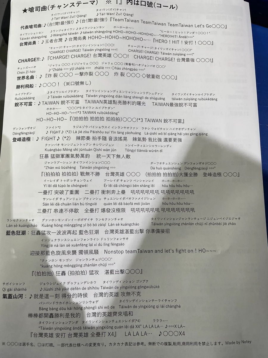 duchengzhe's tweet photo. 台日到底友好到什麼程度？？？

今天東京巨蛋有三萬名日本球迷
以及
一萬名台灣球迷

一堆日本人和台灣人一起高唱各球員的應援曲

還有日本人直接翻譯了台灣球員應援曲的詞！

誰准你們做到這種程度的！！（噴淚） https://t.co/mOaBcUeGEl