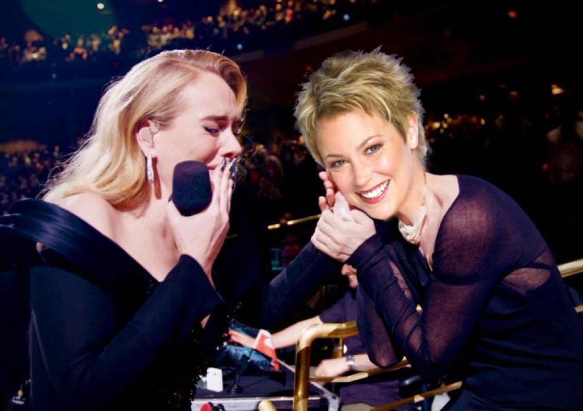 Adele shares photo with Carey Martin at her Vegas residency: 

“Carey, I love you so very very much. I will never be able to live up to your talent, nor relevance, but I have looked up to you for as long as I can remember!”