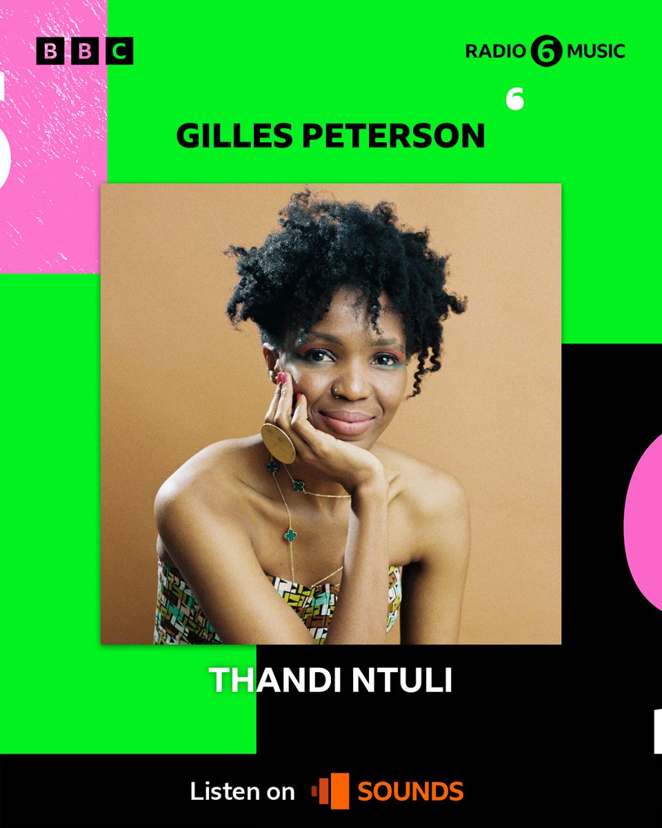 Thandi Ntuli (@thandintuli) on Twitter photo London, ses’ fikile!!!
I’m looking forward to chatting to <a href="/gillespeterson/">Gilles Peterson</a> on <a href="/BBC6Music/">BBC Radio 6 Music</a> between 3-5pm GMT / 5-7pm SAST (closer to the end of the show)
Tune in if u can fam.
bbc.co.uk/programmes/b01… London, ses’ fikile!!!
I’m looking forward to chatting to <a href="/gillespeterson/">Gilles Peterson</a> on <a href="/BBC6Music/">BBC Radio 6 Music</a> between 3-5pm GMT / 5-7pm SAST (closer to the end of the show)
Tune in if u can fam.
bbc.co.uk/programmes/b01…