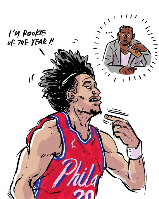 WHO WILL BE ROTY? #jaredMcCain #tyresemaxey #sixers 