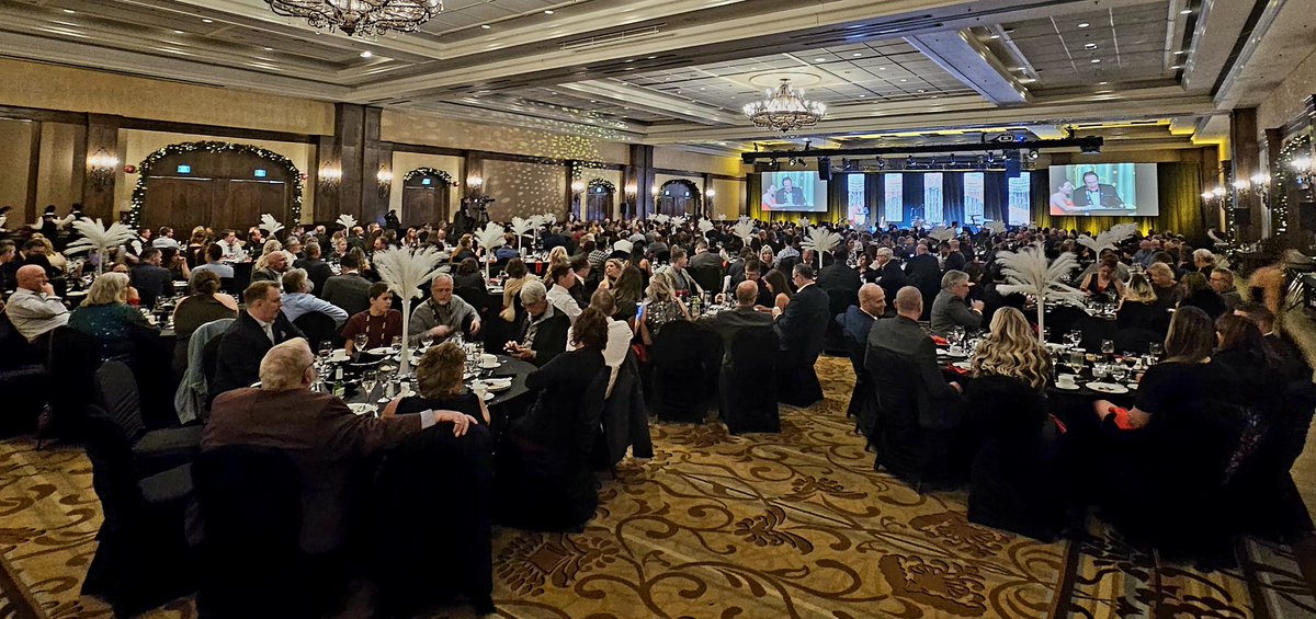 DevinDVote's tweet photo. Honoured to speak at the @AB_Roadbuilders to highlight the strong relationship between the province and the construction industry. 

Congratulations to this year’s Rising Star winners and Terry and Maxine Chalupa,
from Abalone Construction on their Lifetime Membership Award. https://t.co/aDA8Z9182Q