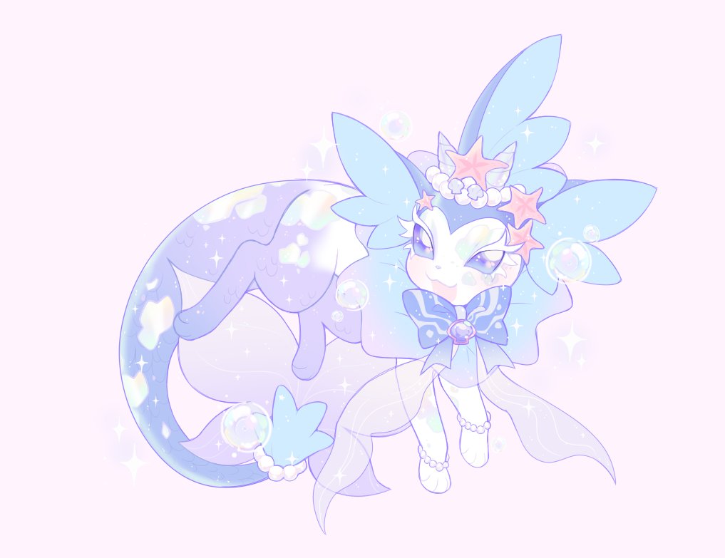 BunnzArt's tweet photo. A Vaporeon oc design edit for jennie ( og design made by Winelys11 ! ) #pokemon #Vaporeon https://t.co/8DJF3NcRel