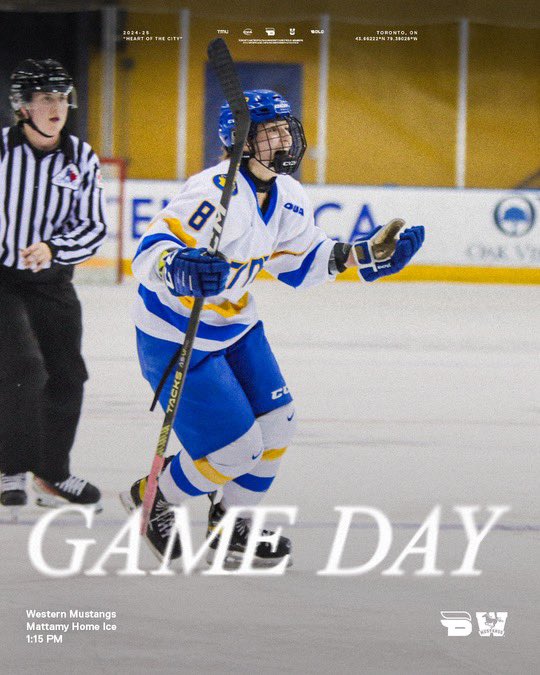 IT’S GAME DAY‼️

🆚 Western Mustangs 
⏰ 1:15 pm
📍 Mattamy Athletic Centre
🎟️ Students get in free 
🎟️ tmubold.ca for general public 
📺 OUA.tv

#BeBold | #TMUvsWES
