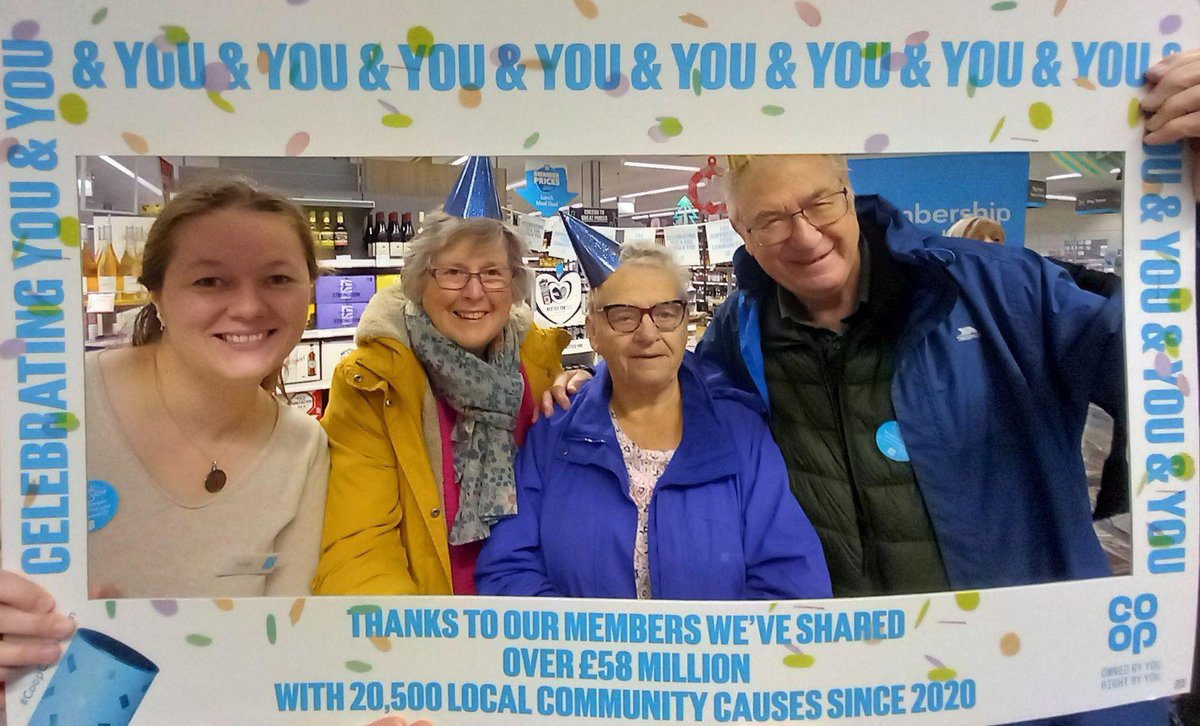 ExeCoopMPs's tweet image. Such fun at our #coopcelebration of funds raised by members for #LocalCommunityFund causes in #Teignbridge! Thanks to @StrandCommunity, @kingsteigntonsw, @Assist_Teign &amp;amp; Friends of Stover Park for coming &amp;amp; @CoopFuneralcare &amp;amp; store colleagues &amp;amp; #fairtrade friends for supporting!🎉