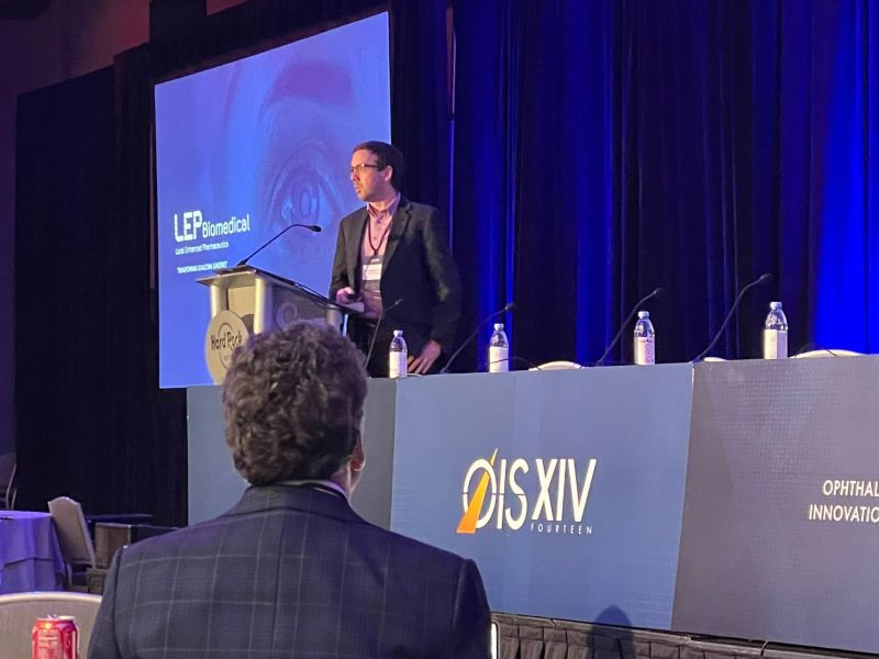 LEP Biomedical (@lepbiomedical) on Twitter photo Our CEO <a href="/Alan_Hibbitts/">Alan Hibbitts</a> gave an overview of LEP Biomedical and our drive to improve post-op #glaucoma care at #OISXIV in San Diego yesterday! Our CEO <a href="/Alan_Hibbitts/">Alan Hibbitts</a> gave an overview of LEP Biomedical and our drive to improve post-op #glaucoma care at #OISXIV in San Diego yesterday!