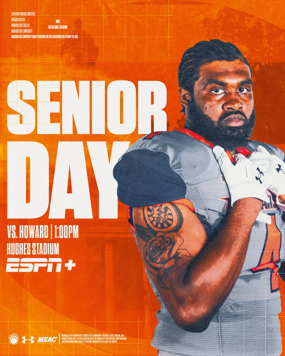 one last ride, let’s make it count ‼️

#MorganStateFB #GoBears🔷🔶