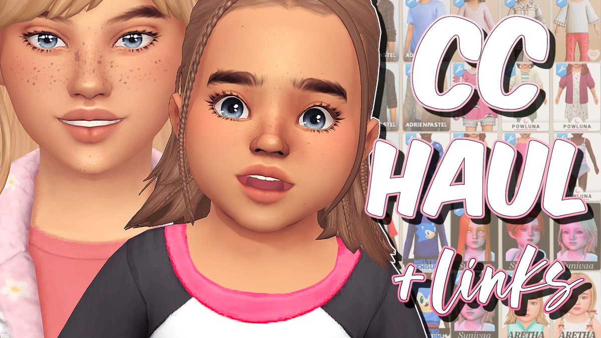 ⭐️ N E W V I D E O ⭐️NEW KIDS, TODDLER &amp; INFANT CC items 🌿 | Haul #23 + Links!

▶️youtu.be/maiWPFMRL1Q