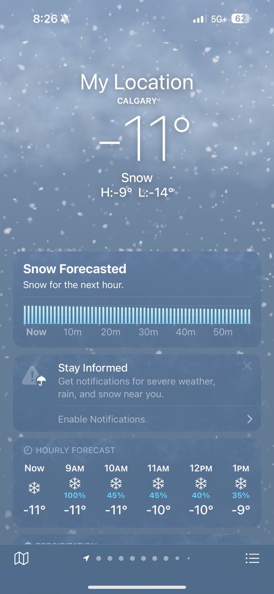 Bundle up and drive safely Calgarians❄️❄️❄️