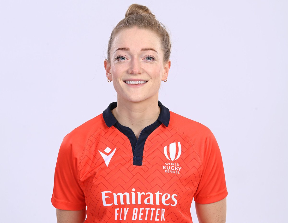 Every time Hollie Davidson refs an international mens game, an angel gets their wings