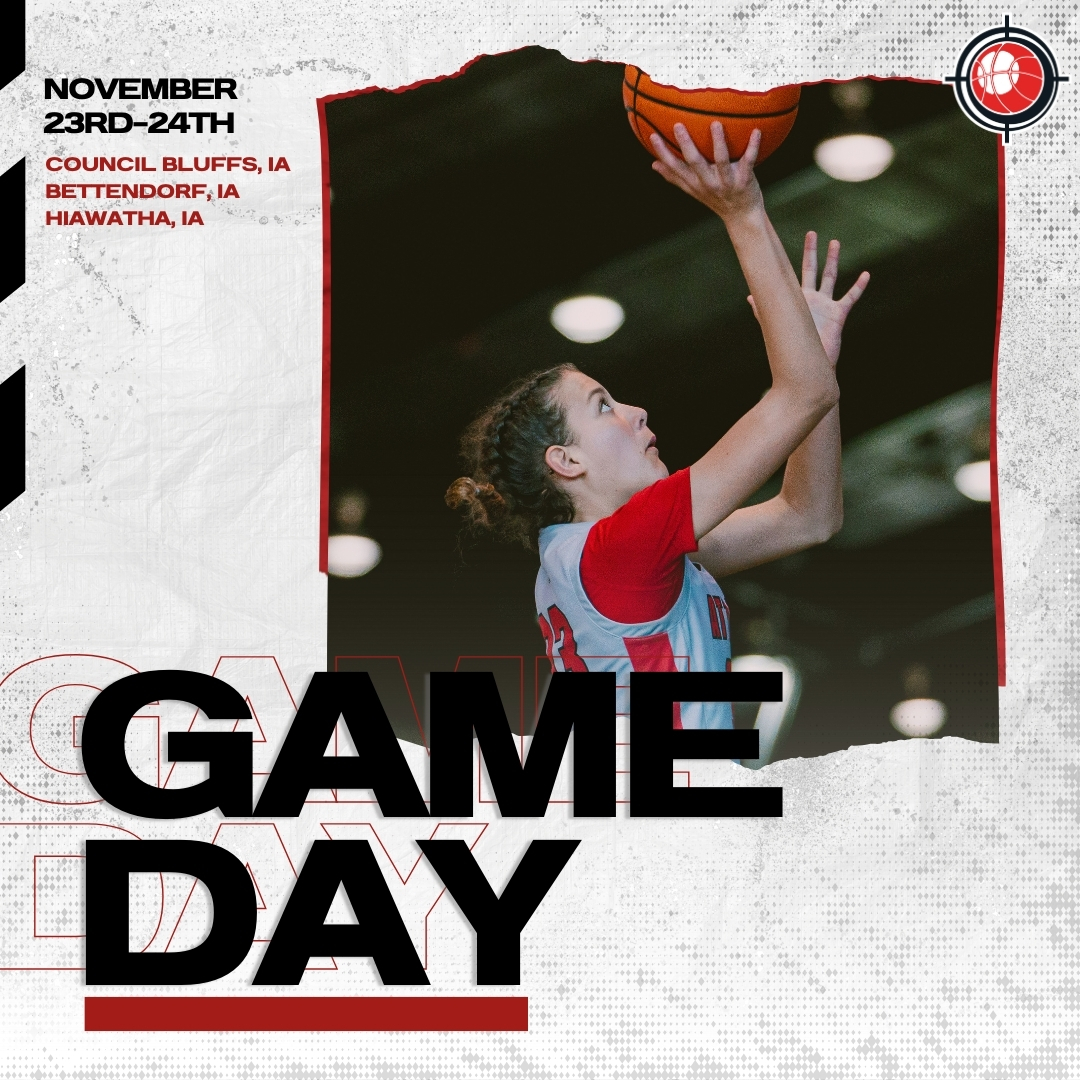 AllIowaAttack's tweet photo. 𝓖𝓐𝓜𝓔𝓓𝓐𝓨 ⛹️‍♀️🏀
Another weekend. Another gym. 
GO ATTACK‼️

#AttackFamily #TheFuture 🙌 https://t.co/yVozgXrB2c