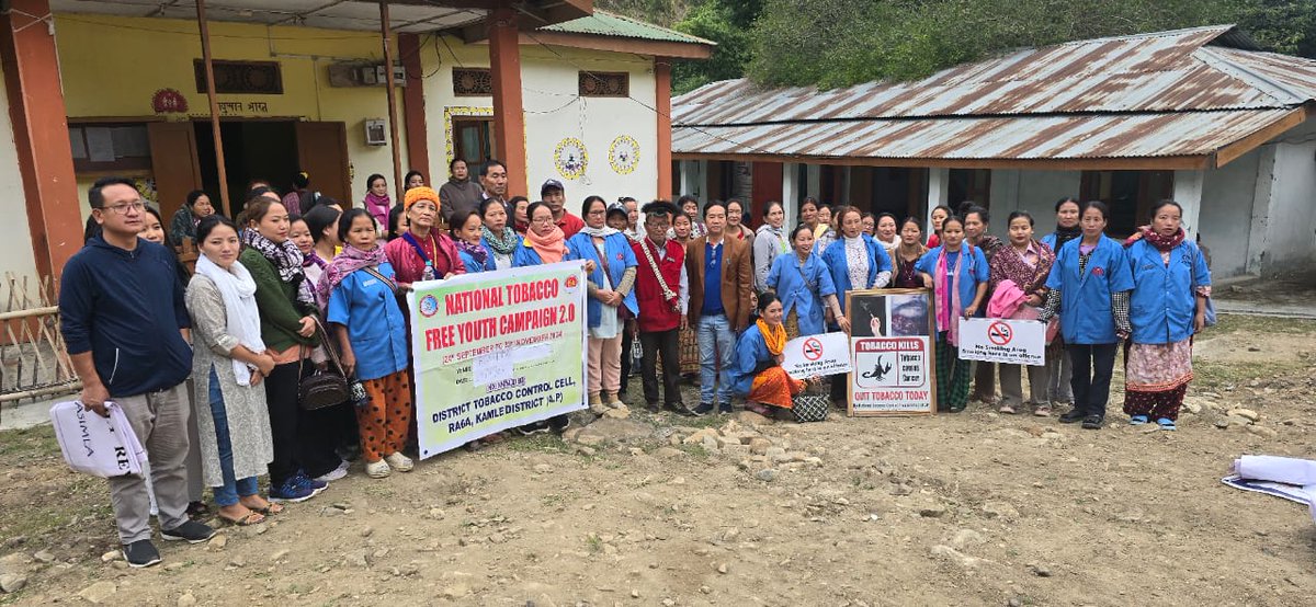 NtcpStcc_ap's tweet image. Tobacco Free village declaration by dtcc kamle #SayNoToTobacco #TFYC2