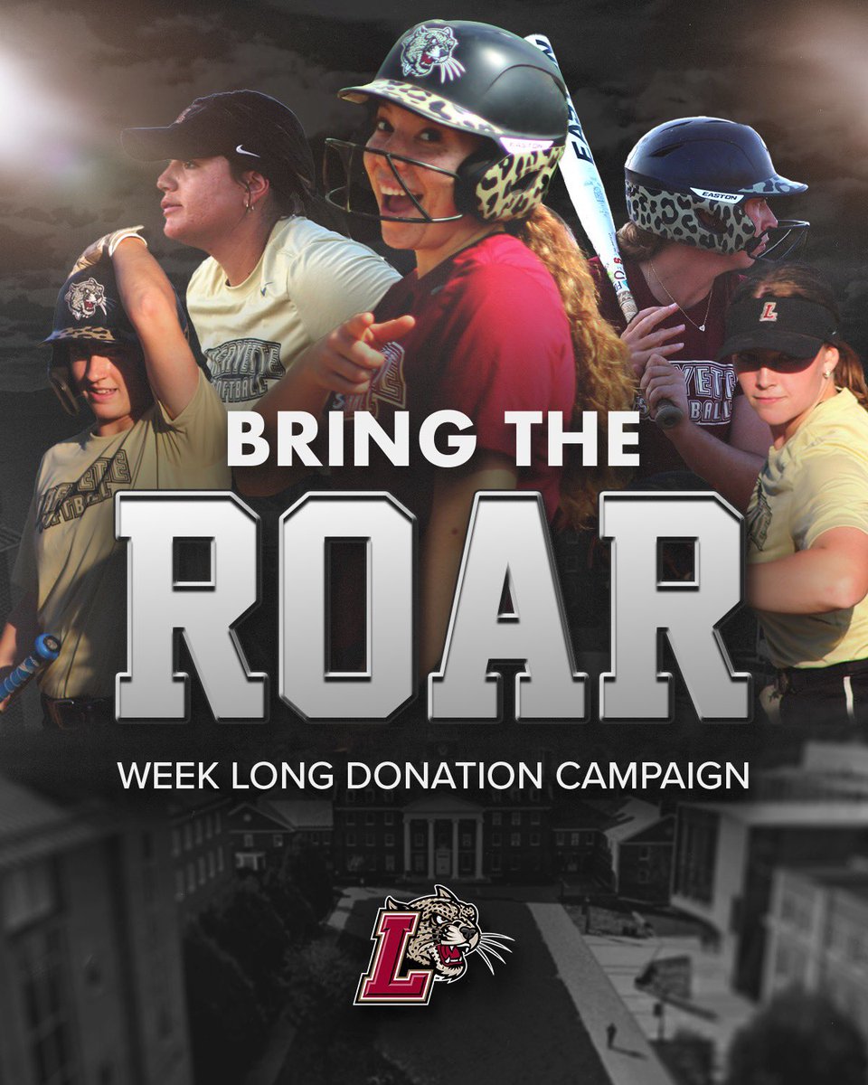 There’s still a few hours left!! Any and all donations are appreciated! 🐆🥎 #BringtheRoar

🔗: roar.lafayette.edu/campaigns/soft…
