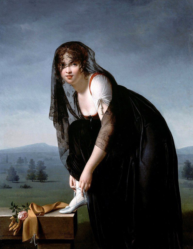 wikivictorian's tweet photo. Study of a Woman, by French painter Marie-Denise Villers (1802). Louvre Museum. https://t.co/5m89qFFbPB