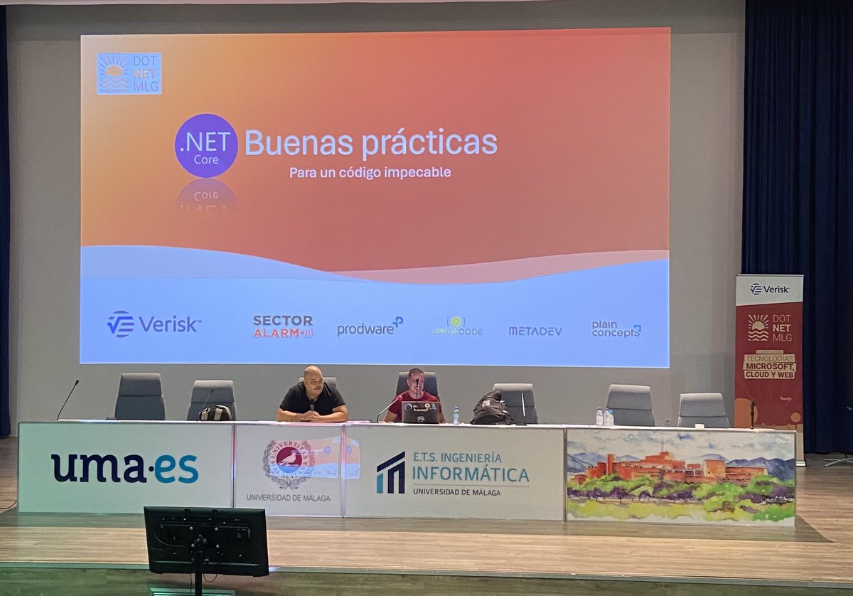 NET: Buenas Prácticas para un Código Impecable con Jorge Fernández y David Lorenzo, <a href="/dotnetmalaga/">dotnetMALAGA</a> #dotnetmalaga2024 #dotnetmalaga #Málaga