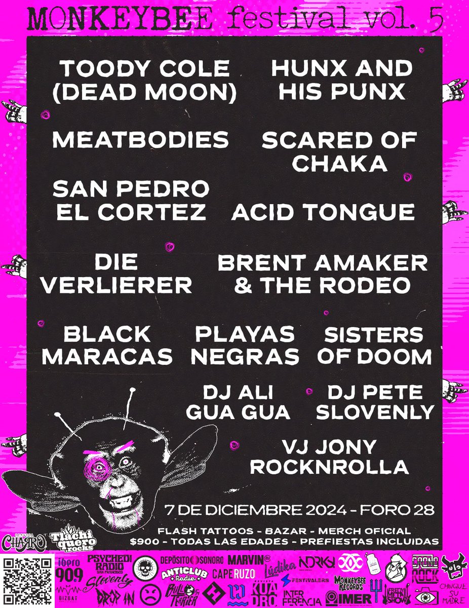 Ya es en 2 semanas !!! Ya tienes tus boletos? No te pierdas a ese gran lineup 🐒🐝♥️ wegow.com/co/compra/monk…