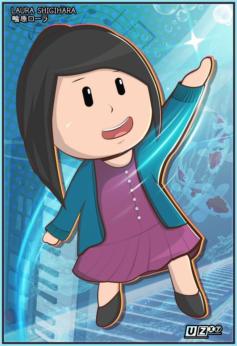 UltraZeroX27's tweet image. 『 LAURA SHIGIHARA 』
『 鴫原ローラ 』

Made a chibi #fanart for @supershigi! Visuals are inspired by her "When You Wake Up" music video. 

Congrats on reaching one-million subs at YouTube btw! Here's to more greatness and keep shining your light~ 💙