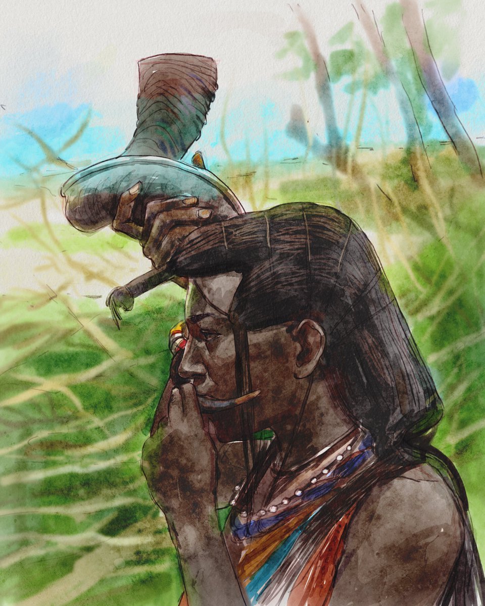 Machira_art's tweet photo. Today’s watercolor-style study was nothing special. Sometimes you see an image and you like it and you want to replicate it.
#portraitstudy #watercolorstudy #digitalpainting #artonX #fyp #illustratorsonX #artpractice #artoftheday https://t.co/wHQXDjmSK2