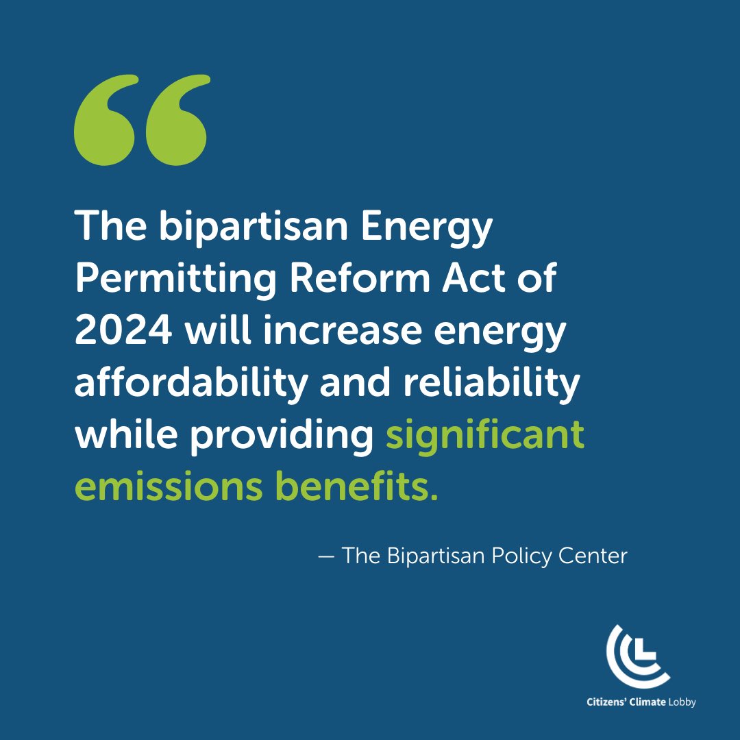 This legislation is supported by a diverse coalition of clean energy experts and climate leaders. Here's what the Bipartisan Policy Center has to say about it ⬇️