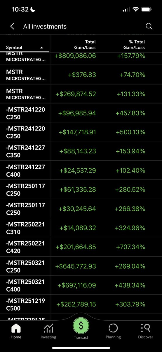 30flygirl1's tweet photo. @safety73 @BTCBullRider @matt_utxo Here’s a sampling of my option returns bought between October 30 and Nov 16, definitely not trying to boast, just want people to understand you can do well “conservatively”… https://t.co/xQx15FEAKg
