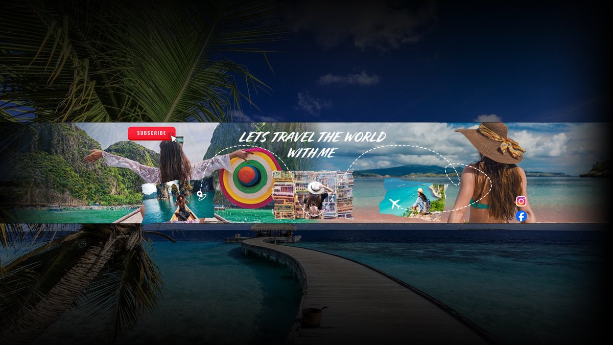 Iffat_CM's tweet photo. 🌟 Check Out My New YouTube Banners! 🎨

1️⃣ Travel Lovers 🌴✈️
"Let's travel the world together!" 🌍
2️⃣ Gaming Enthusiasts 🎮🔥
A bold and edgy design for gaming vibes

Which one’s your favorite? Let me know! 💬👇
#YouTubeBanners #GraphicDesign #TravelCommunity #GamingCommunity https://t.co/yCUeLPw2GU