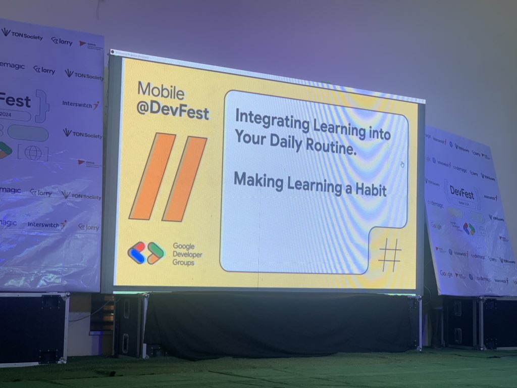 HayaturRahman01's tweet image. 📝🫡

#DevFestIbadan24 #ResponsibleAI #AIPanel #TechForGood #DevFest