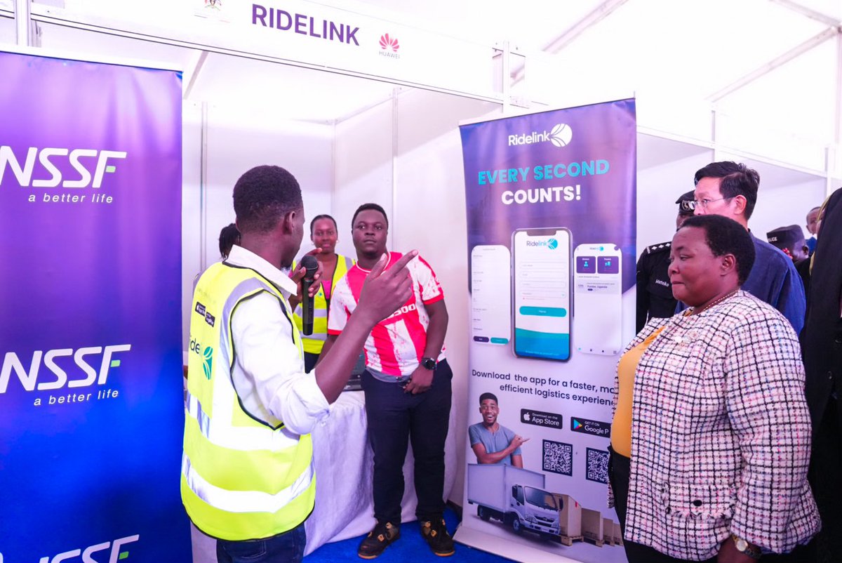 Ridelink_Inc's tweet photo. Proud moments at the National ICT Job Fair 2024! 

Big thanks to the @InnovationHubUg , @Huawei , the @MoICT_Ug , and everyone who made this incredible event.

#ICTJobFair2024 #InnovationHub #DigitalFuture #CareersInTech #ridelink https://t.co/WCGzInbC2Z