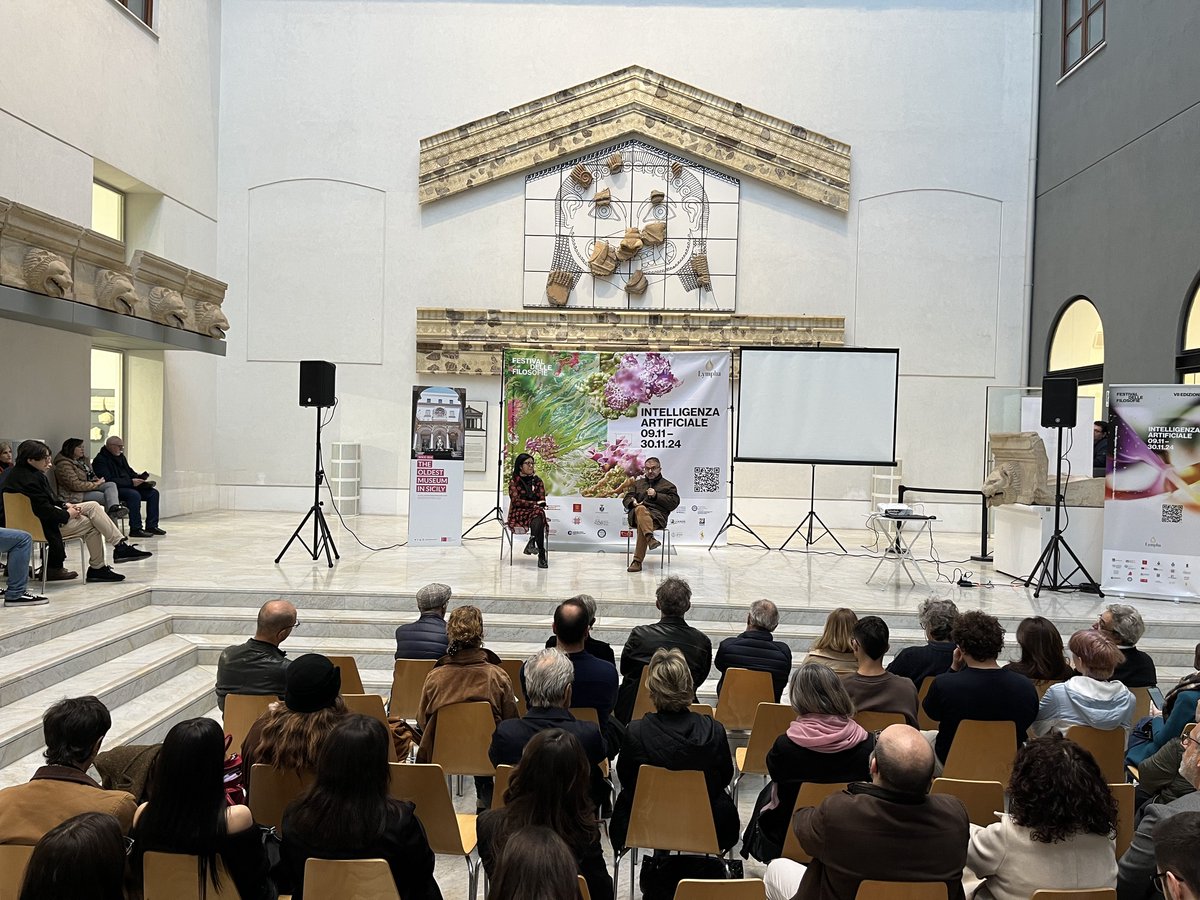 Etica Artificiale 🌱
Con Mario De Caro e Cinzia Cerroni.

Resta aggiornato su tutti gli eventi del Festival attraverso il sito ufficiale festivaldellefilosofie.it e i canali social dedicati.