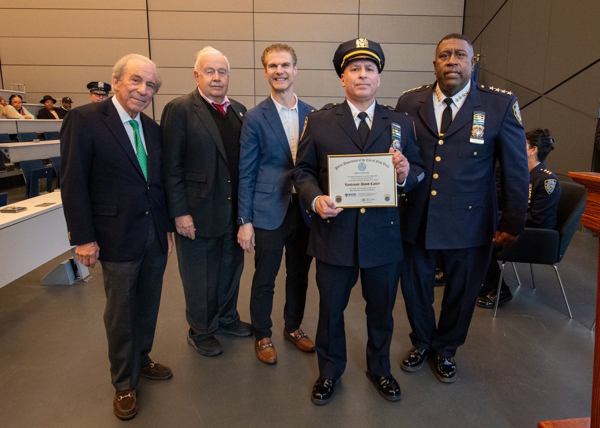 NYPDTransit's tweet photo. The term Centurion hails from ancient Rome, but still lives strong today at the NYPD through the Centurion Foundation award for policing excellence - and that’s exactly what these seasoned Transit cops were recognized for at yesterday’s ceremony. Congrats to all our honored members.