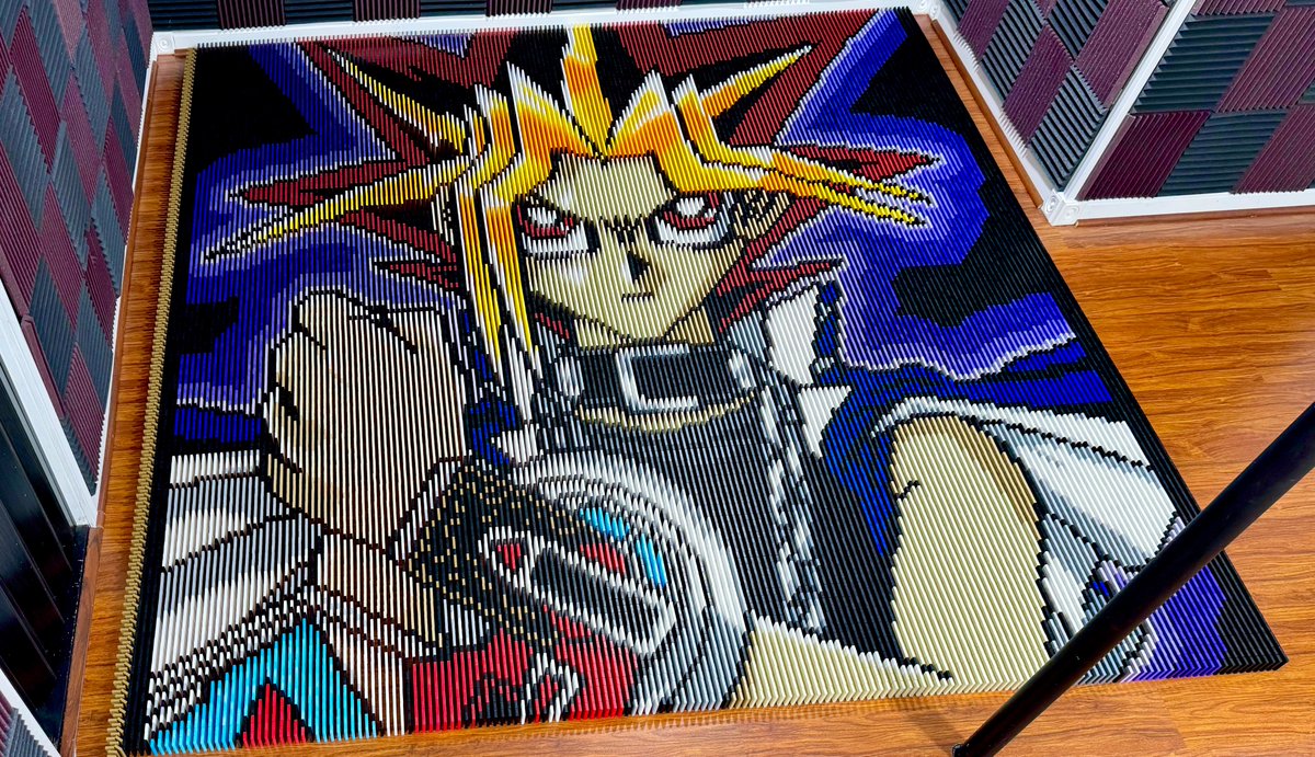 Yu-Gi-Oh! In 38,712 Dominoes!
Full video here: youtube.com/watch?v=zwM2Iv…

#Yugioh #Konami #yugiohfanart