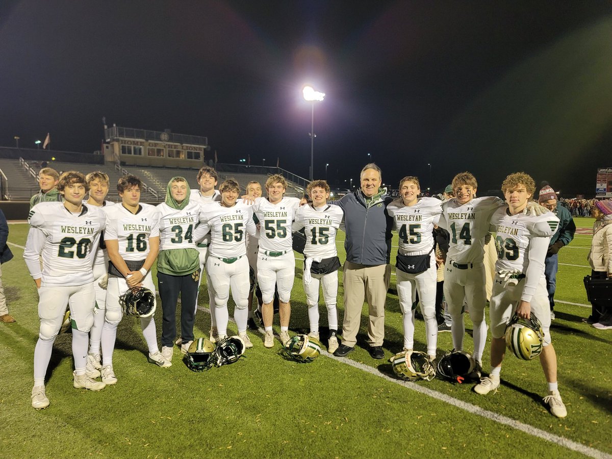 (Mr./Coach/Dr.) Brandon Seigler, Ph.D., Ed.S. 🇺🇸 (@mcdseigler) on Twitter photo Another win for the <a href="/WesleyanFB97/">Wesleyan Football</a> Wolves last night in the #GHSA playoffs. These young men were down in the first half, but stormed back in the second to stay together as a #family. Getting to coach over #Thanksgiving is one of my favorite yearly traditions. #Thanksgivingfootball Another win for the <a href="/WesleyanFB97/">Wesleyan Football</a> Wolves last night in the #GHSA playoffs. These young men were down in the first half, but stormed back in the second to stay together as a #family. Getting to coach over #Thanksgiving is one of my favorite yearly traditions. #Thanksgivingfootball