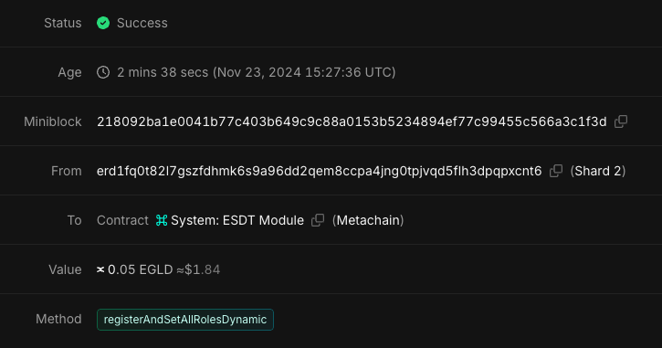 michavie_'s tweet photo. The Multiversᕽ Spica upgrade is live and includes Dynamic NFTs⚡

Just created one, which is going to be the default collection for @Tagrity 

Dynamic tokens enable users to set custom royalties, update on-chain data related to it &amp; more🔄 https://t.co/v1fZGTNWPl