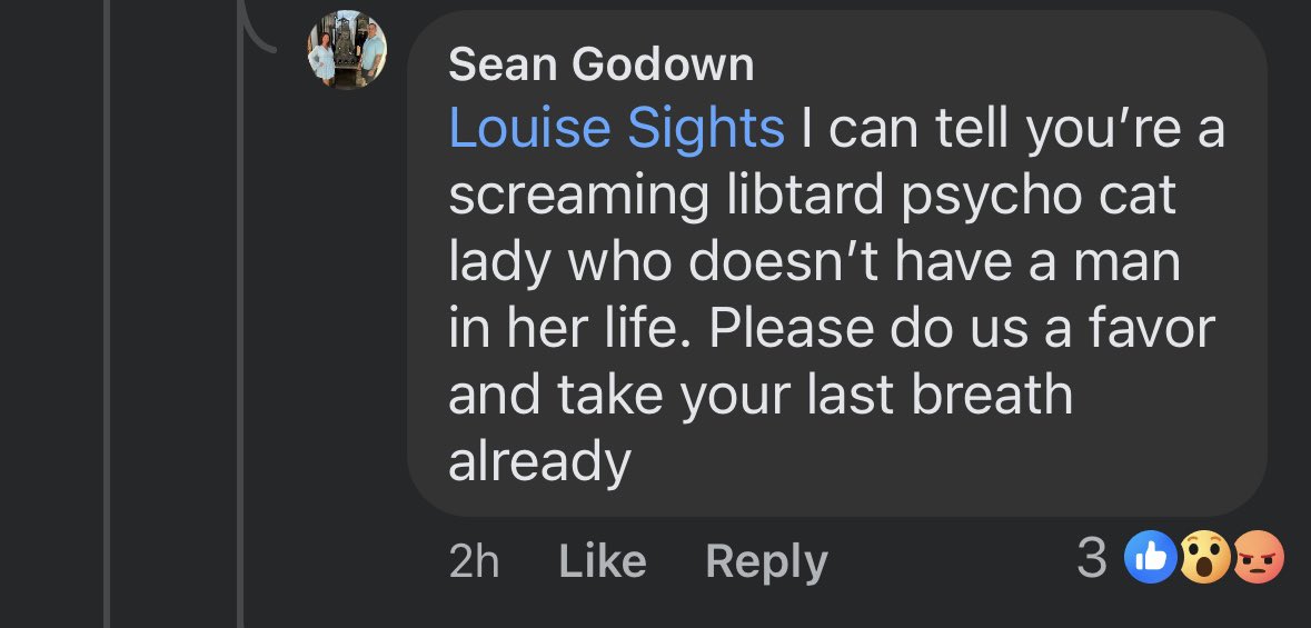 Sage_311's tweet photo. @USNavy  Just wanted you to be aware that one of your Navy men is out here wishing death upon innocent citizens. It is shocking to think we have people in our military who act this way. Here is his comment. https://t.co/7mhSGMO0pG