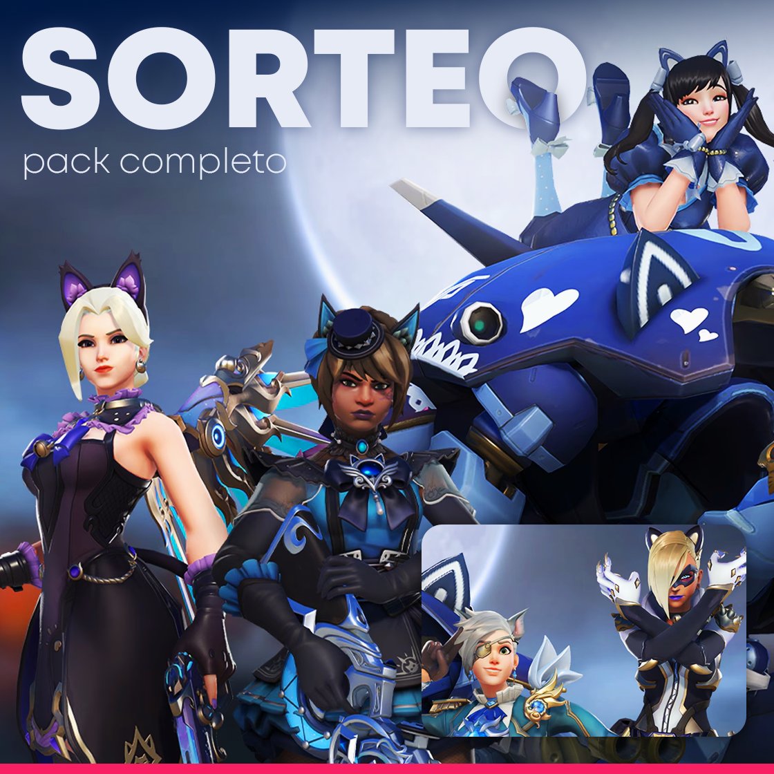 XamaelRuix's tweet photo. 🐱 SORTEO DOBLE por @OverwatchLATAM 
• x2 Packs de Gatitas Color Cartón

Requisitos:
♻️ Repostear
😼 Responder con "Meow" a esta publicación (si, de verdad xddd)
🏆 Estar presente para ganar EN VIVO este Mie 27/11 en https://t.co/JYj6SJI2sR 🏆

#OW2latam #OverwatchCreator https://t.co/nkCOqT1MBW