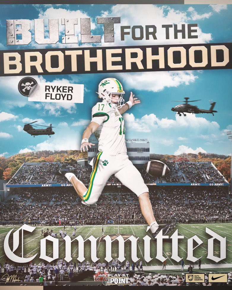 Ryker Floyd (@ryker_floyd) on Twitter photo 💯🏴☠️100% COMMITTED to <a href="/ArmyWP_Football/">Army Football</a> <a href="/CoachJeffMonken/">Jeff Monken</a> <a href="/CoachSaturnio/">Sean Saturnio</a> <a href="/CoachSeanCronin/">Sean Cronin</a> <a href="/ArmyFB_Recruit/">Army Football Recruiting</a>
#GoArmy x #BeatNavy #TheBrotherhood 💯🏴☠️100% COMMITTED to <a href="/ArmyWP_Football/">Army Football</a> <a href="/CoachJeffMonken/">Jeff Monken</a> <a href="/CoachSaturnio/">Sean Saturnio</a> <a href="/CoachSeanCronin/">Sean Cronin</a> <a href="/ArmyFB_Recruit/">Army Football Recruiting</a>
#GoArmy x #BeatNavy #TheBrotherhood