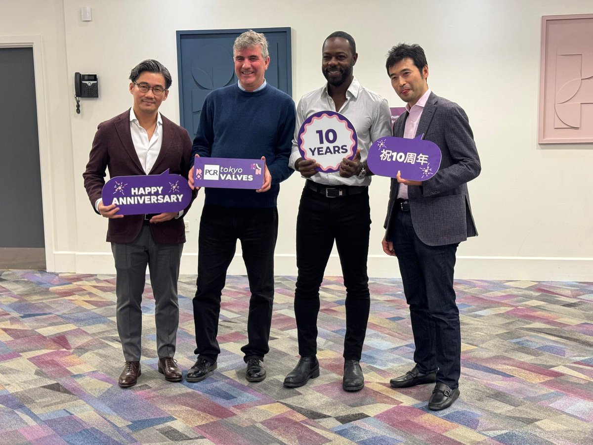 PCRonline 🫀 (@pcronline) on Twitter photo Guess who's turning 1⃣0⃣ in 2025? Why #PCRTokyo 🇯🇵Valves of course!
Find out why you should attend this Course that brings together best practice of Japan, Asia and beyond in valvular interventions ➡️ pcronline.com/Courses/PCR-To…
<a href="/OhnoTuri/">Yohei Turi Ohno</a> <a href="/didier_tchetche/">Didier Tchetche</a>
#PCRLV Guess who's turning 1⃣0⃣ in 2025? Why #PCRTokyo 🇯🇵Valves of course!
Find out why you should attend this Course that brings together best practice of Japan, Asia and beyond in valvular interventions ➡️ pcronline.com/Courses/PCR-To…
<a href="/OhnoTuri/">Yohei Turi Ohno</a> <a href="/didier_tchetche/">Didier Tchetche</a>
#PCRLV