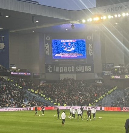 Dundee United fans at Ibrox today

<a href="/dundeeunitedfc/">Dundee United FC</a>